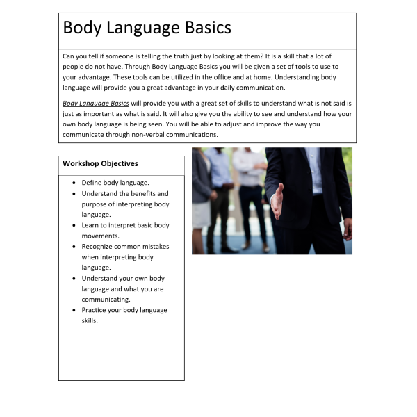 Body Language Basics