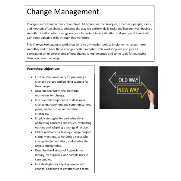 Change Management