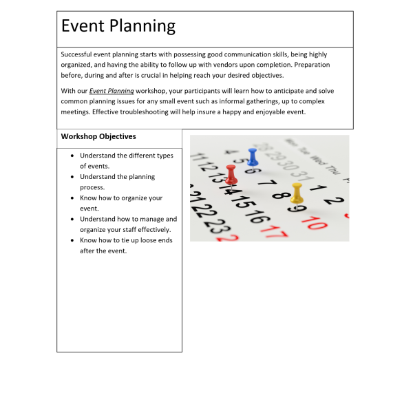 Event Planning