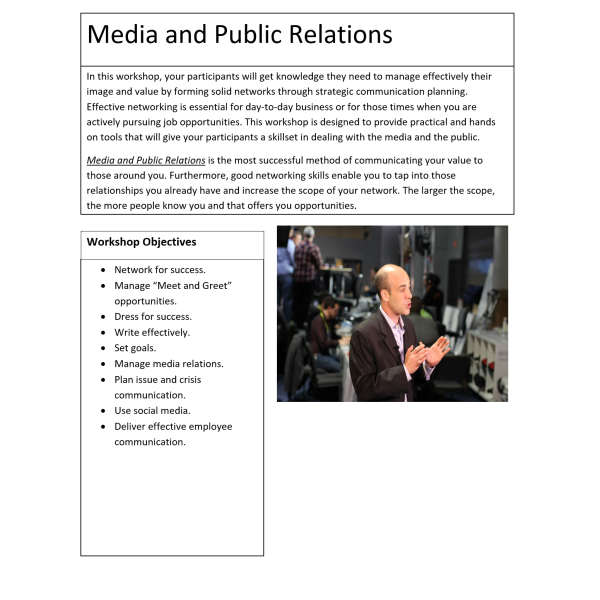 Media and Public Relation