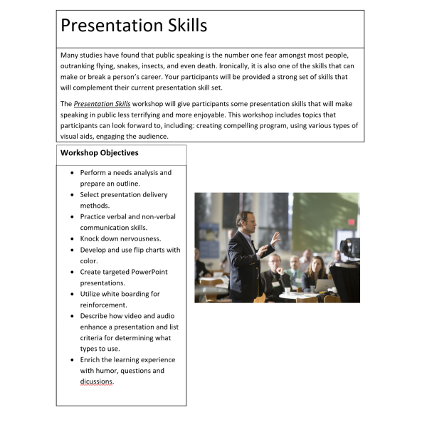 Presentation Skills