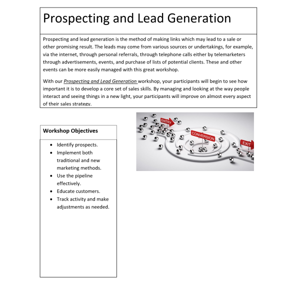 Prospecting and Lead Generation